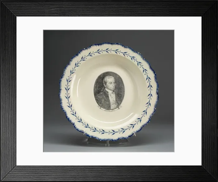 Framed Print : Soup Plate, c. 1790. Creator: Unknown Framed Print : Soup Plate, c. 1790. Creator: Unknown