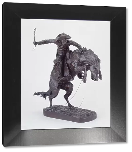 The Bronco Buster, Modeled 1895, cast 1899. Creator: Frederic Remington