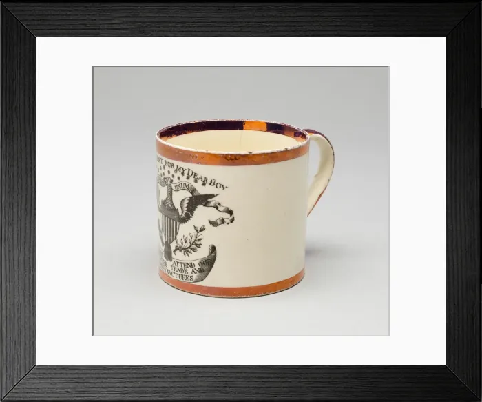 Framed Print : Mug, c. 1820. Creator: Unknown Framed Print : Mug, c. 1820. Creator: Unknown
