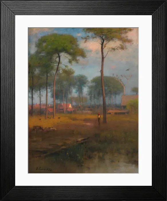 Framed Print : Early Morning, Tarpon Springs, 1892. Creator: George Inness Framed Print : Early Morning, Tarpon Springs, 1892. Creator: George Inness