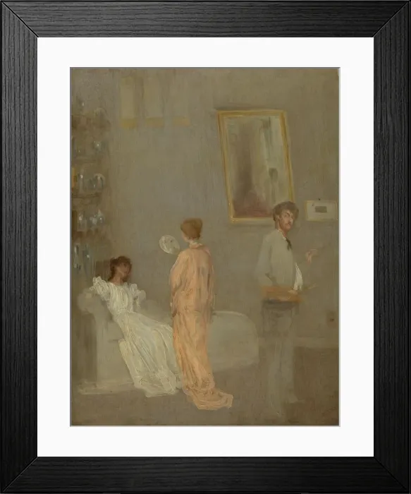 Framed Print : The Artist in His Studio, 1865 / 66 and 1895. Creator: James Abbott McNeill Whistler Framed Print : The Artist in His Studio, 1865 / 66 and 1895. Creator: James Abbott McNeill Whistler
