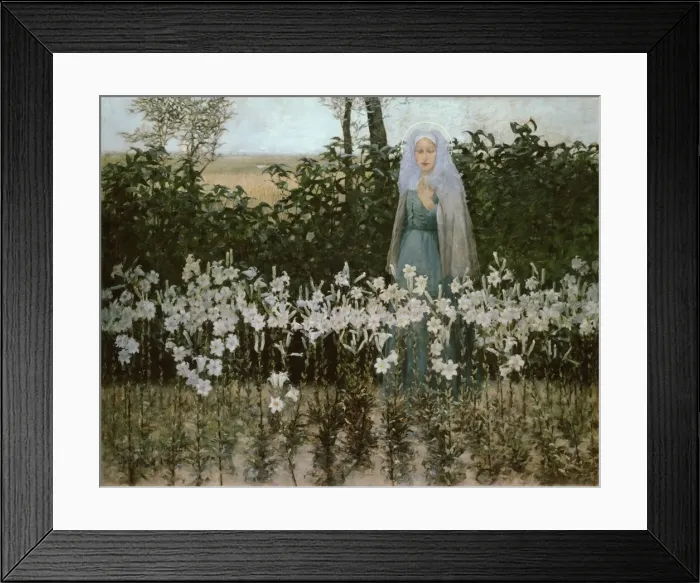 Framed Print : The Annunciation, 1887. Creator: George Hitchcock Framed Print : The Annunciation, 1887. Creator: George Hitchcock