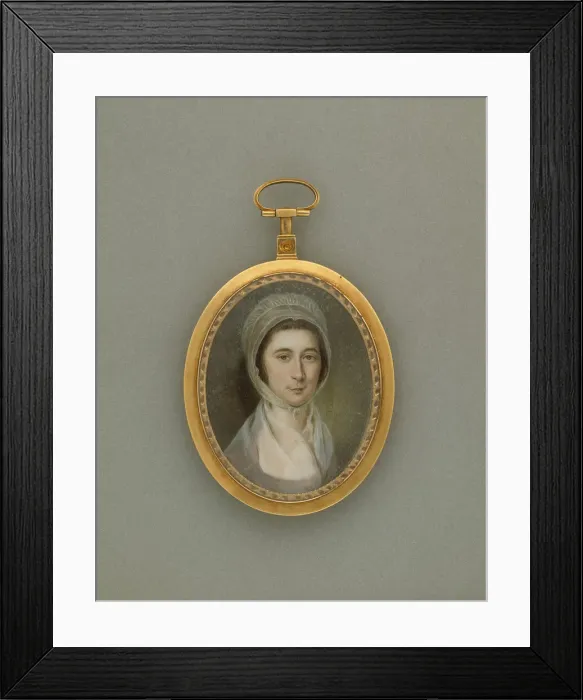 Framed Print : Mary (Polly) Lawton Bringhurst, 1790. Creator: James Peale Framed Print : Mary (Polly) Lawton Bringhurst, 1790. Creator: James Peale