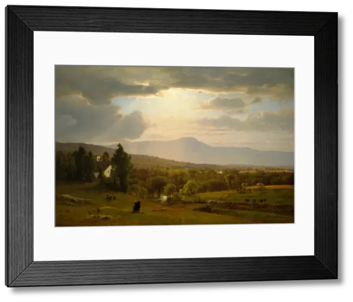 Framed Print : Catskill Mountains, 1870. Creator: George Inness Framed Print : Catskill Mountains, 1870. Creator: George Inness
