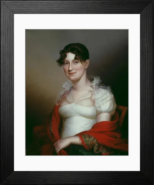 Framed Print : Olivia Simes Morris, 1814. Creator: James Peale Framed Print : Olivia Simes Morris, 1814. Creator: James Peale