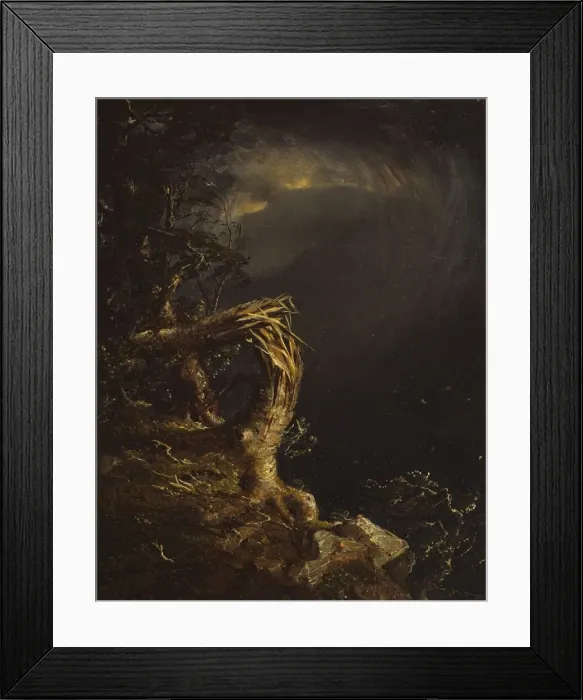 Framed Print : Blasted Tree, 1850. Creator: Jasper Francis Cropsey Framed Print : Blasted Tree, 1850. Creator: Jasper Francis Cropsey