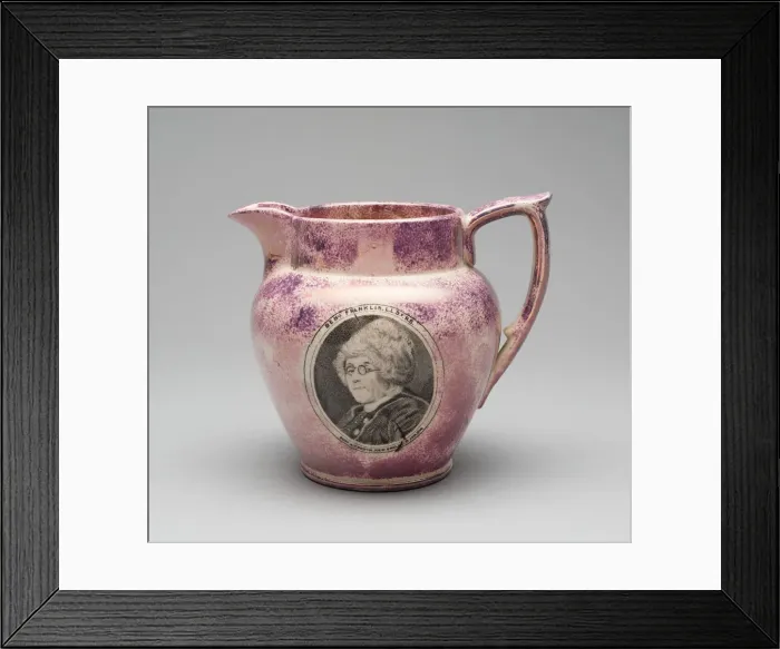 Framed Print : Jug, c. 1825. Creator: Unknown Framed Print : Jug, c. 1825. Creator: Unknown