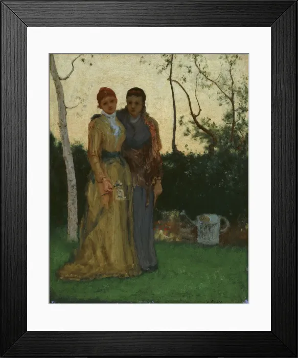 Framed Print : The Sisters, 1882. Creator: George Inness Framed Print : The Sisters, 1882. Creator: George Inness