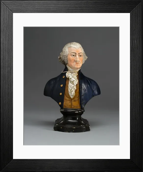 Framed Print : Bust of George Washington, 1818. Creator: Enoch Wood & Sons Framed Print : Bust of George Washington, 1818. Creator: Enoch Wood & Sons
