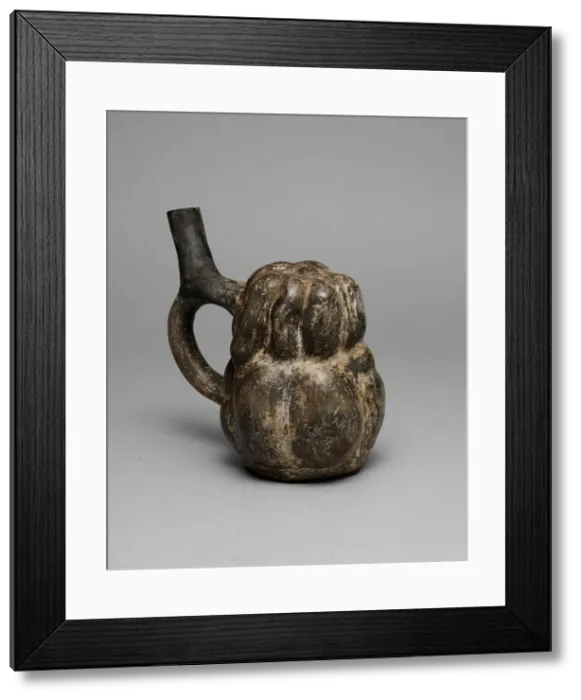 Framed Print : Spout Vessel in the Form of a Gourd, A. D. 250 / 500. Creator: Unknown Framed Print : Spout Vessel in the Form of a Gourd, A. D. 250 / 500. Creator: Unknown