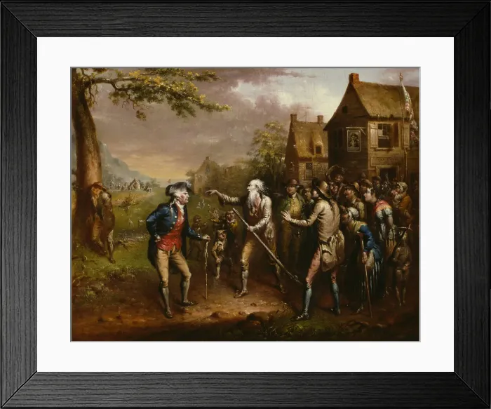Framed Print : Rip Van Winkle, 1829. Creator: John Quidor Framed Print : Rip Van Winkle, 1829. Creator: John Quidor