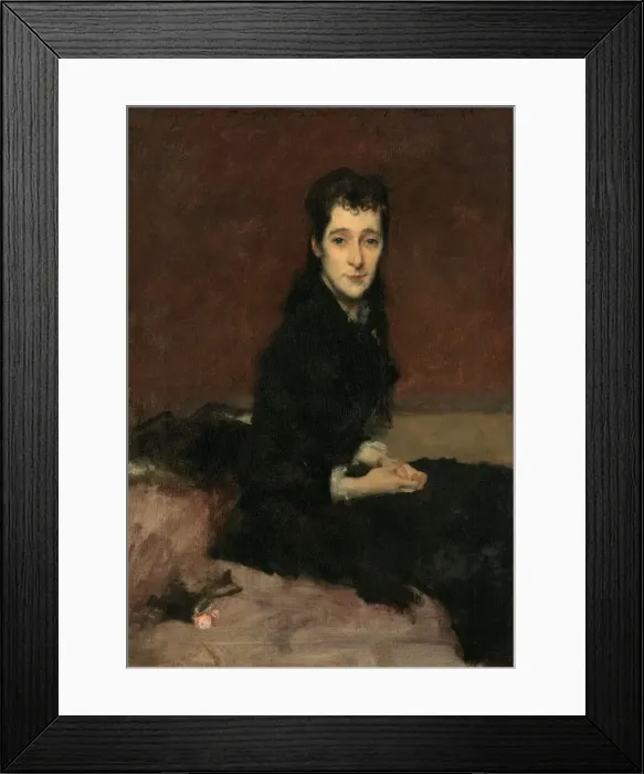 Framed Print : Mrs. Charles Gifford Dyer (Mary Anthony), 1880. Creator: John Singer Sargent Framed Print : Mrs. Charles Gifford Dyer (Mary Anthony), 1880. Creator: John Singer Sargent