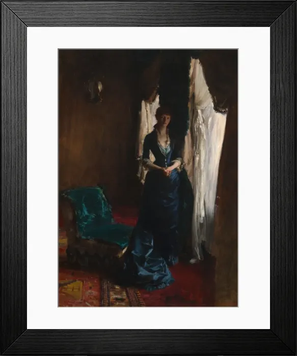 Framed Print : Madame Paul Escudier (Louise Lefevre), 1882. Creator: John Singer Sargent Framed Print : Madame Paul Escudier (Louise Lefevre), 1882. Creator: John Singer Sargent