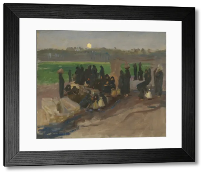 Framed Print : Water Carriers on the Nile, 1891. Creator: John Singer Sargent Framed Print : Water Carriers on the Nile, 1891. Creator: John Singer Sargent