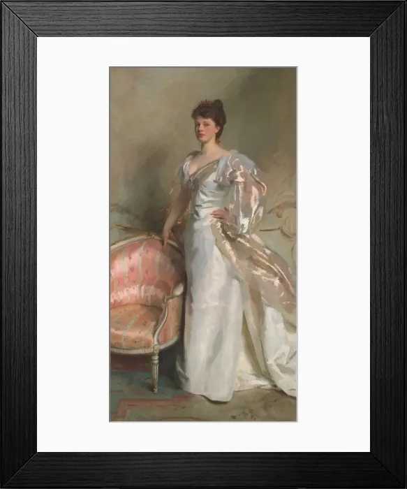 Framed Print : Mrs. George Swinton (Elizabeth Ebsworth), 1897. Creator: John Singer Sargent Framed Print : Mrs. George Swinton (Elizabeth Ebsworth), 1897. Creator: John Singer Sargent