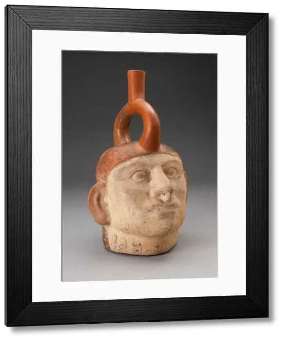 Framed Print : Portrait Vessel of a Figure, 100 B. C. / A. D. 500. Creator: Unknown Framed Print : Portrait Vessel of a Figure, 100 B. C. / A. D. 500. Creator: Unknown