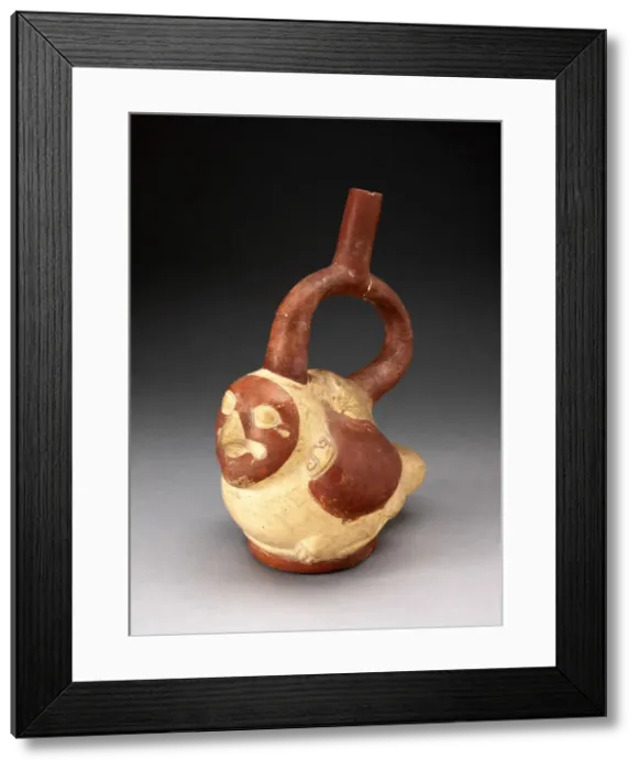 Framed Print : Handle Spout Vessel in the Form of a Bird, 100 B. C. / A. D. 500. Creator: Unknown Framed Print : Handle Spout Vessel in the Form of a Bird, 100 B. C. / A. D. 500. Creator: Unknown