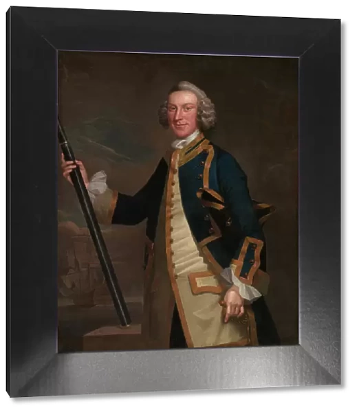 Portrait of a naval officer, 1749  /  58. Creator: John Wollaston
