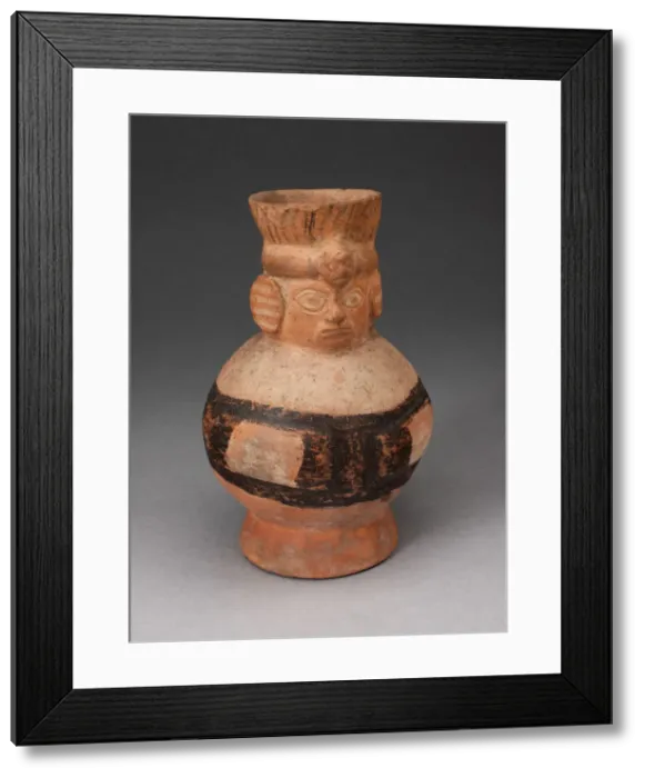 Framed Print : Jar in the Form of an Abstract Figure with Modeled Head, 100 B. C. / A. D. 500 Framed Print : Jar in the Form of an Abstract Figure with Modeled Head, 100 B. C. / A. D. 500
