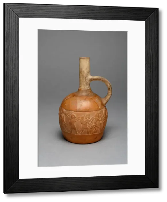 Framed Print : Vessel with a Relief Depicting a Procession of Deceased Figures, 100 B. C. / A. D. 500 Framed Print : Vessel with a Relief Depicting a Procession of Deceased Figures, 100 B. C. / A. D. 500