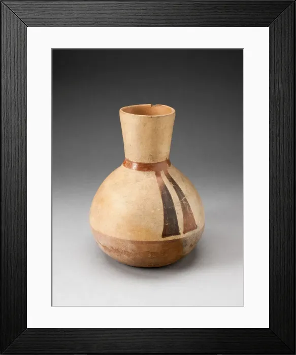 Framed Print : Bottle, 100 B. C. / A. D. 500. Creator: Unknown Framed Print : Bottle, 100 B. C. / A. D. 500. Creator: Unknown