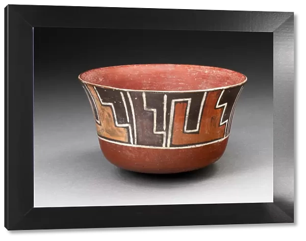 Bowl with Stepped Motifs, 180 B. C.  /  A. D. 500. Creator: Unknown
