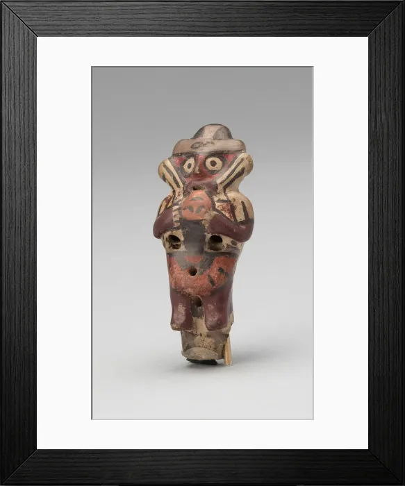 Framed Print : Whistle in the Form of a Musician, 180 B. C. / A. D. 500. Creator: Unknown Framed Print : Whistle in the Form of a Musician, 180 B. C. / A. D. 500. Creator: Unknown