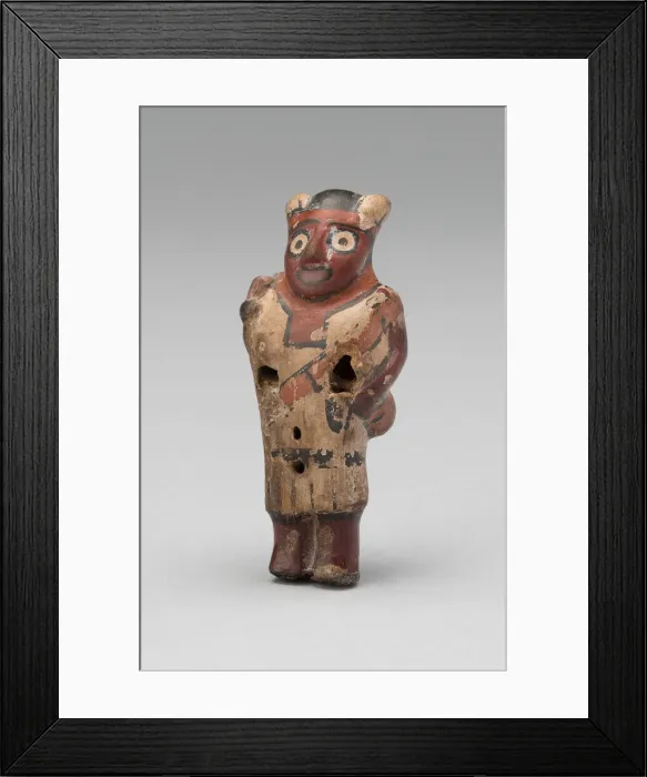 Framed Print : Whistle in the Form of a Standing Figure, 180 B. C. / A. D. 500. Creator: Unknown Framed Print : Whistle in the Form of a Standing Figure, 180 B. C. / A. D. 500. Creator: Unknown