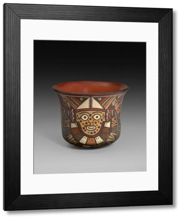 Framed Print : Bowl Depicting a Harvest-Festival Figure, 180 B. C. / A. D. 500. Creator: Unknown Framed Print : Bowl Depicting a Harvest-Festival Figure, 180 B. C. / A. D. 500. Creator: Unknown