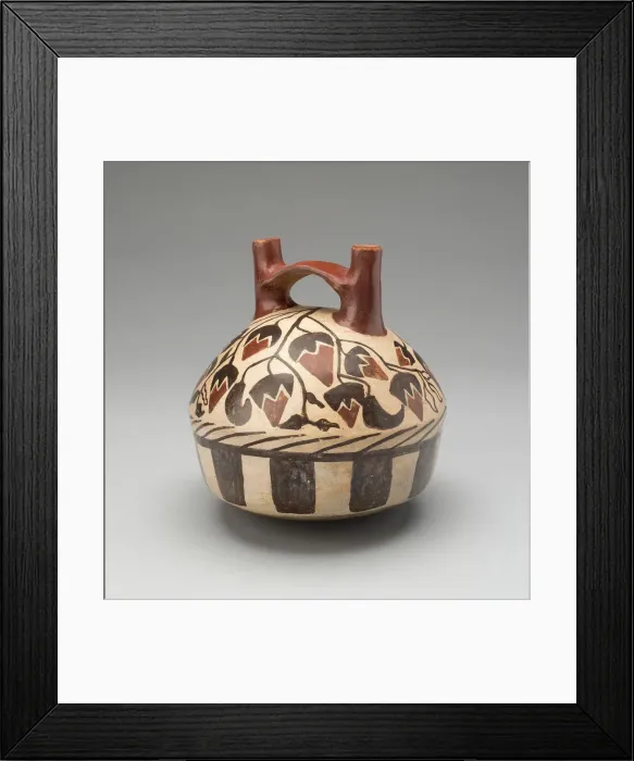 Framed Print : Vessel Representing a Basket Containing Lucuma Fruits, 180 B. C. / A. D. 500 Framed Print : Vessel Representing a Basket Containing Lucuma Fruits, 180 B. C. / A. D. 500