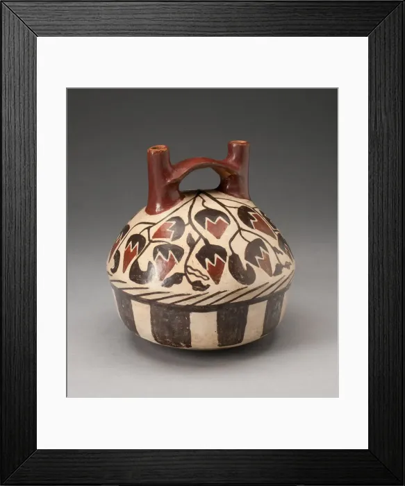 Framed Print : Jar with Repeated Spotted Birds on Shoulder, 180 B. C. / A. D. 500. Creator: Unknown Framed Print : Jar with Repeated Spotted Birds on Shoulder, 180 B. C. / A. D. 500. Creator: Unknown