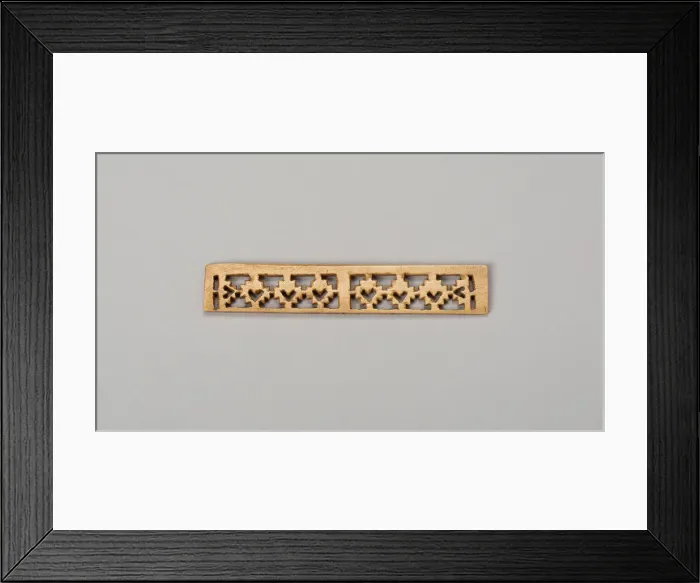 Framed Print : Balance-Beam Scale with Cut-Out Lattice-Like Design, A. D. 500 / 800. Creator: Unknown Framed Print : Balance-Beam Scale with Cut-Out Lattice-Like Design, A. D. 500 / 800. Creator: Unknown