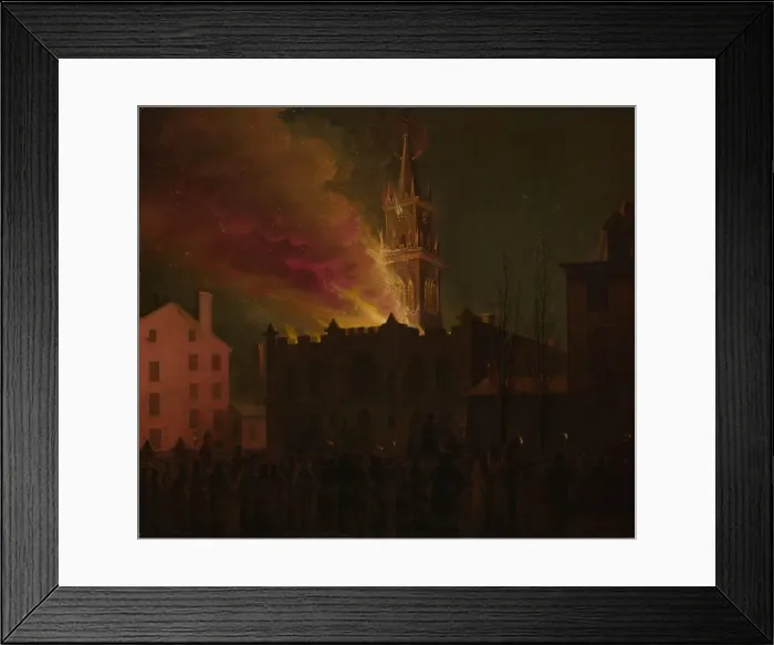 Framed Print : Conflagration of the Masonic Hall, Chestnut Street, Philadelphia, Pennsylvania, 1819 Framed Print : Conflagration of the Masonic Hall, Chestnut Street, Philadelphia, Pennsylvania, 1819