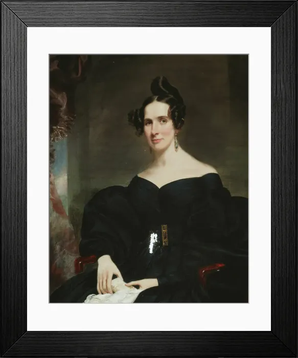 Framed Print : Mrs. James Mackie, 1830 / 40. Creators: Samuel Lovett Waldo, William Jewett Framed Print : Mrs. James Mackie, 1830 / 40. Creators: Samuel Lovett Waldo, William Jewett