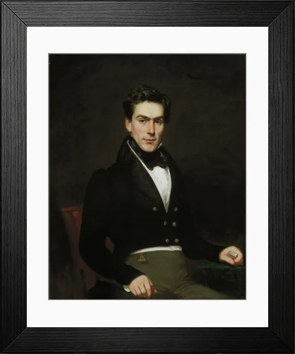 Framed Print : Mr. James Mackie, 1830 / 40. Creators: Samuel Lovett Waldo, William Jewett Framed Print : Mr. James Mackie, 1830 / 40. Creators: Samuel Lovett Waldo, William Jewett