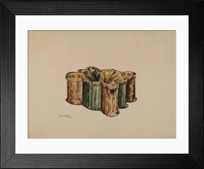 Framed Print : Cuspidor, 1938. Creator: Charles Moss Framed Print : Cuspidor, 1938. Creator: Charles Moss