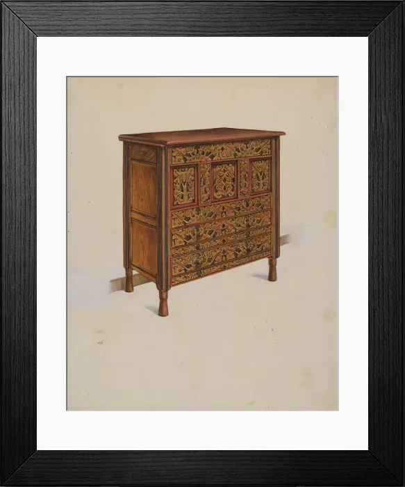 Framed Print : Hadley Chest, c. 1936. Creator: Victor F. Muollo Framed Print : Hadley Chest, c. 1936. Creator: Victor F. Muollo