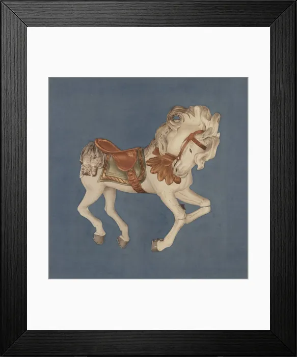 Framed Print : Carousel Horse, c. 1939. Creator: Henry Murphy Framed Print : Carousel Horse, c. 1939. Creator: Henry Murphy