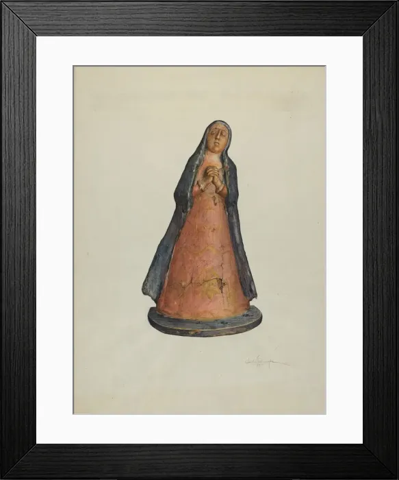 Framed Print : Bulto, 1939. Creator: Carl O Bergh