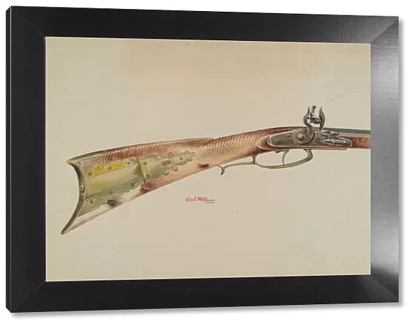 Rifle, 1938. Creator: Charles Moss