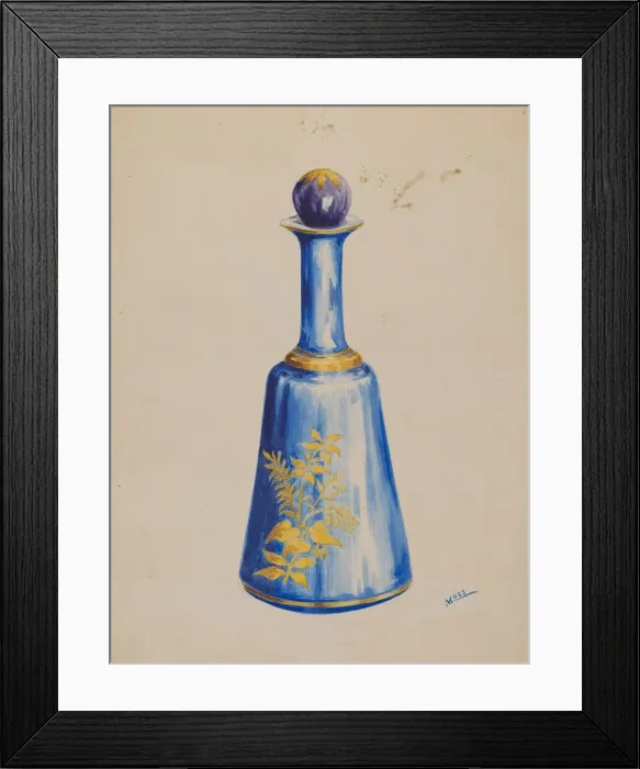 Framed Print : Bottle, c. 1936. Creator: Charles Moss Framed Print : Bottle, c. 1936. Creator: Charles Moss