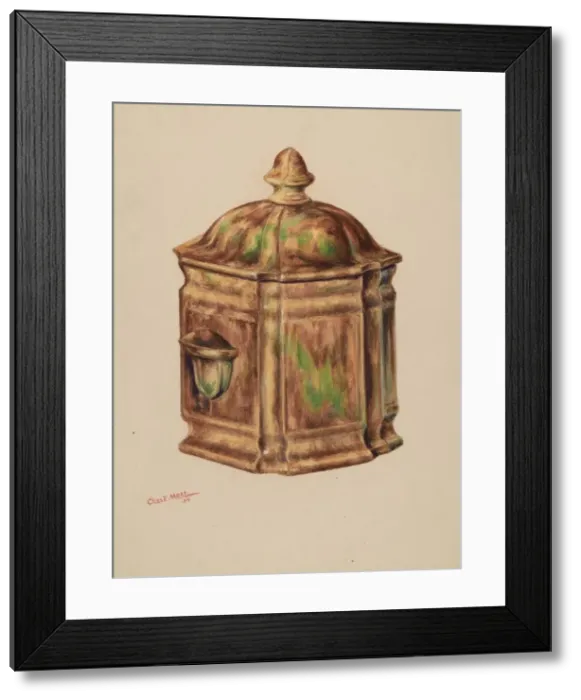 Framed Print : Sugar Bowl, 1938. Creator: Charles Moss