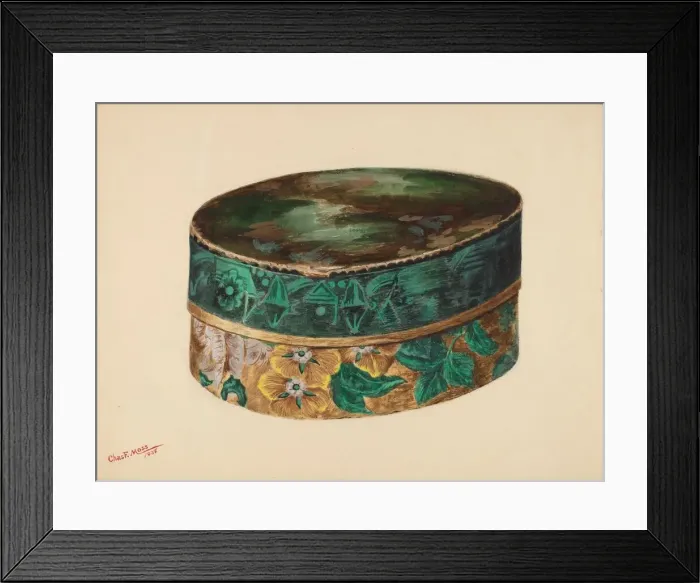 Framed Print : Hat Box, 1938. Creator: Charles Moss Framed Print : Hat Box, 1938. Creator: Charles Moss
