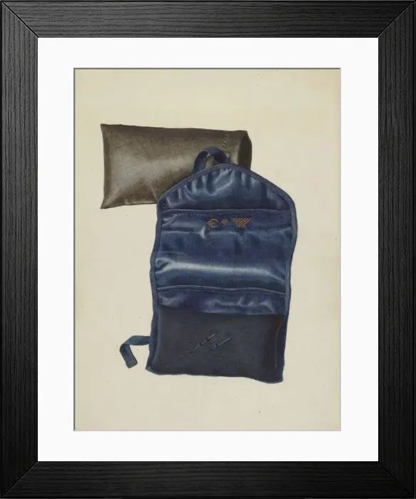 Framed Print : Shaker Case for Knitting Needles, 1935 / 1942. Creator: Elizabeth Moutal Framed Print : Shaker Case for Knitting Needles, 1935 / 1942. Creator: Elizabeth Moutal