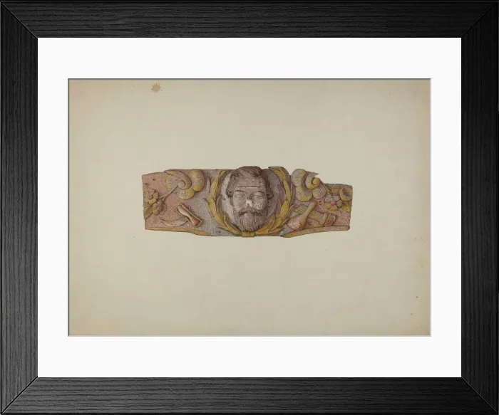 Framed Print : Stern Piece, c. 1939. Creator: Elizabeth Moutal Framed Print : Stern Piece, c. 1939. Creator: Elizabeth Moutal