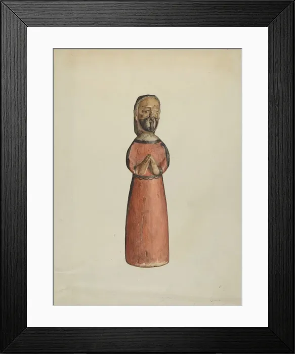Framed Print : Bulto, c. 1938. Creator: Carl O Bergh Framed Print : Bulto, c. 1938. Creator: Carl O Bergh