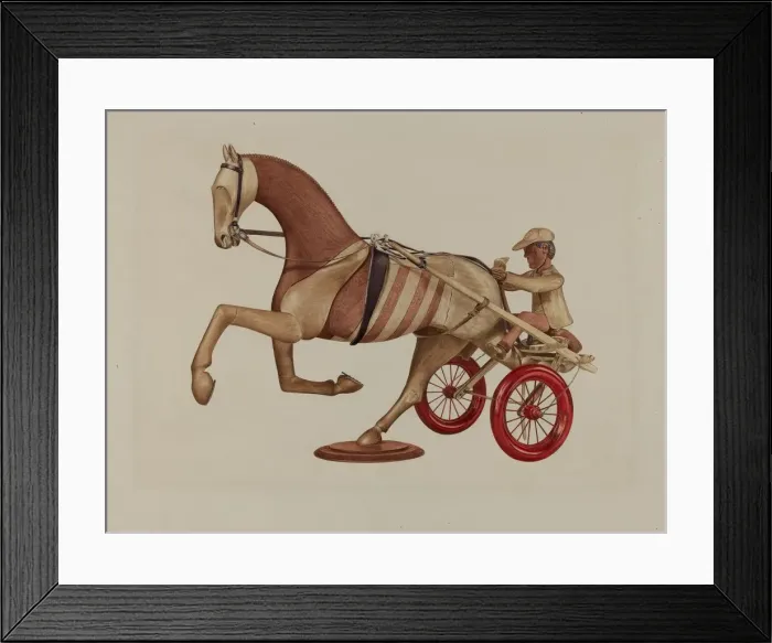 Framed Print : Trotter in Action, 1935 / 1942. Creator: Henry Murphy Framed Print : Trotter in Action, 1935 / 1942. Creator: Henry Murphy