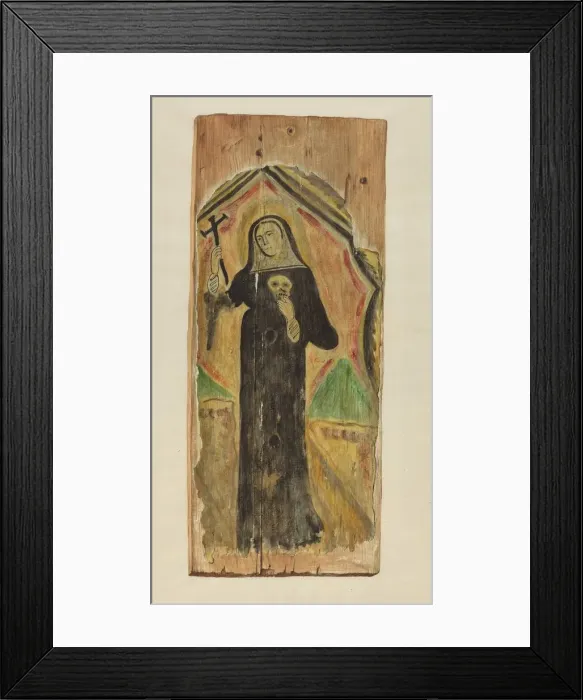 Framed Print : Santo (Santa Rita), c. 1939. Creator: Carl O Bergh Framed Print : Santo (Santa Rita), c. 1939. Creator: Carl O Bergh