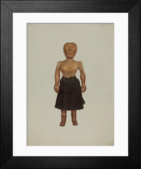 Framed Print : Doll, c. 1939. Creator: Henry Murphy Framed Print : Doll, c. 1939. Creator: Henry Murphy