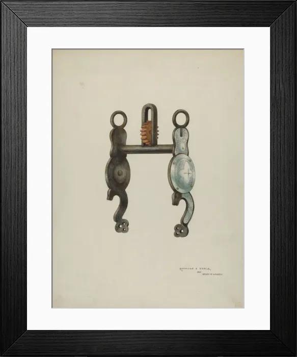 Framed Print : Bit, c. 1939. Creator: Raymond E. Noble Framed Print : Bit, c. 1939. Creator: Raymond E. Noble